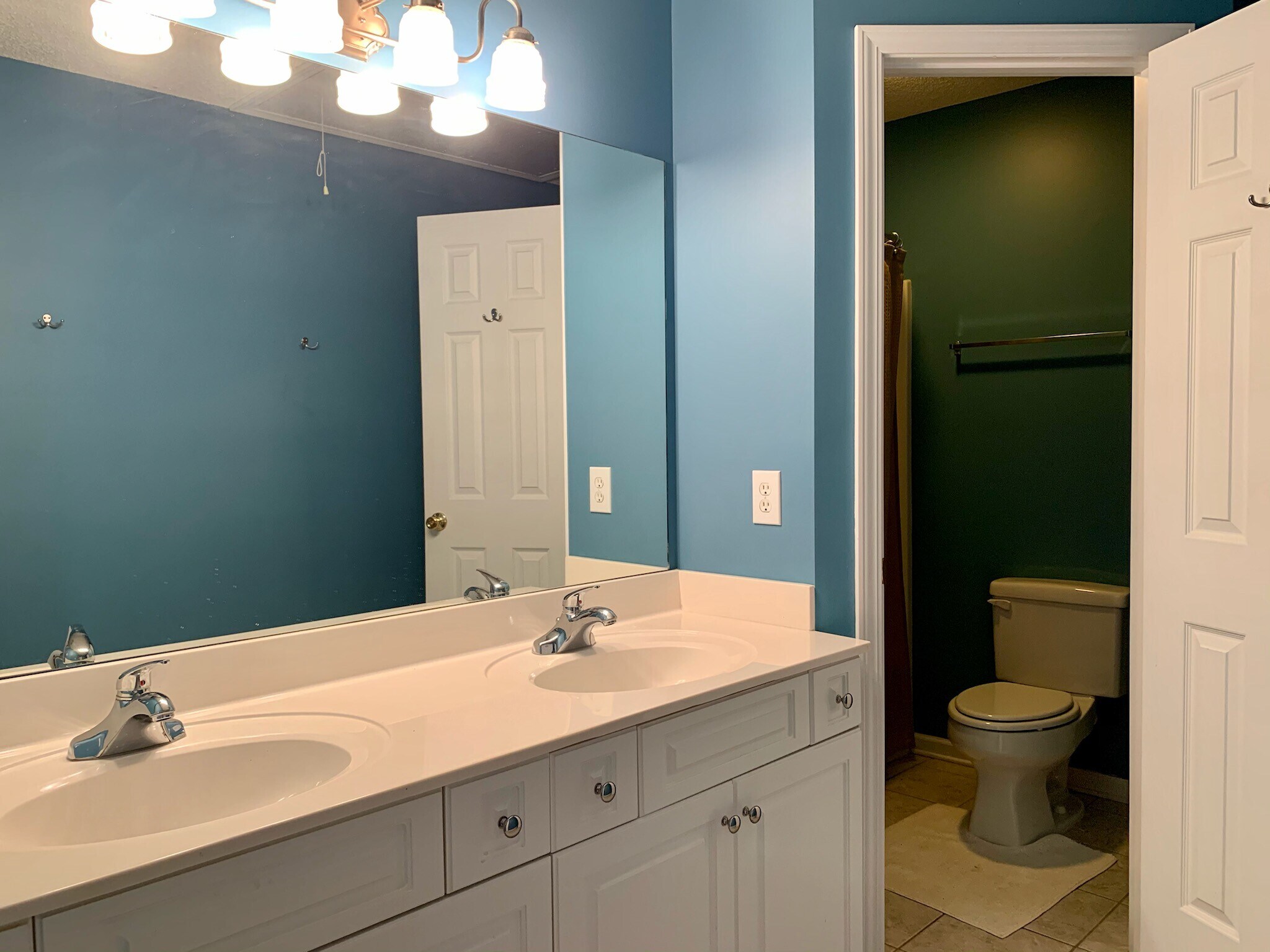 Shared Double Sink Full Bath - 423 N Donahue Dr