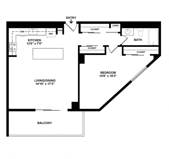 Floorplan - The Lincoln at Speer