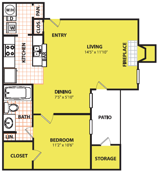 Floorplan - Cottages at Tulane