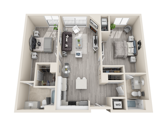 Floorplan - The Cosmopolitan Apartments