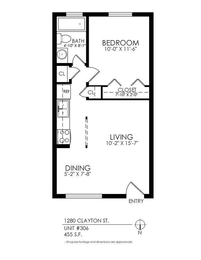 Floorplan - 1280 Clayton St. Apartments