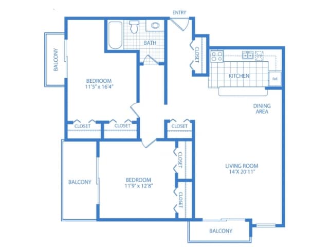 Floorplan - Capital Manor