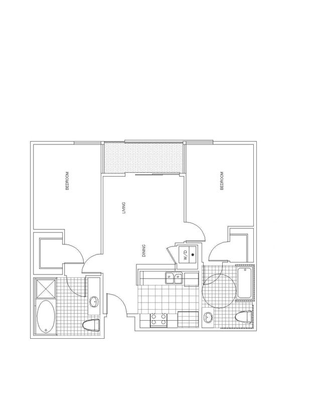 Revello 2x2 floor plan PR SM Revello LLC - PR SM Revello LLC