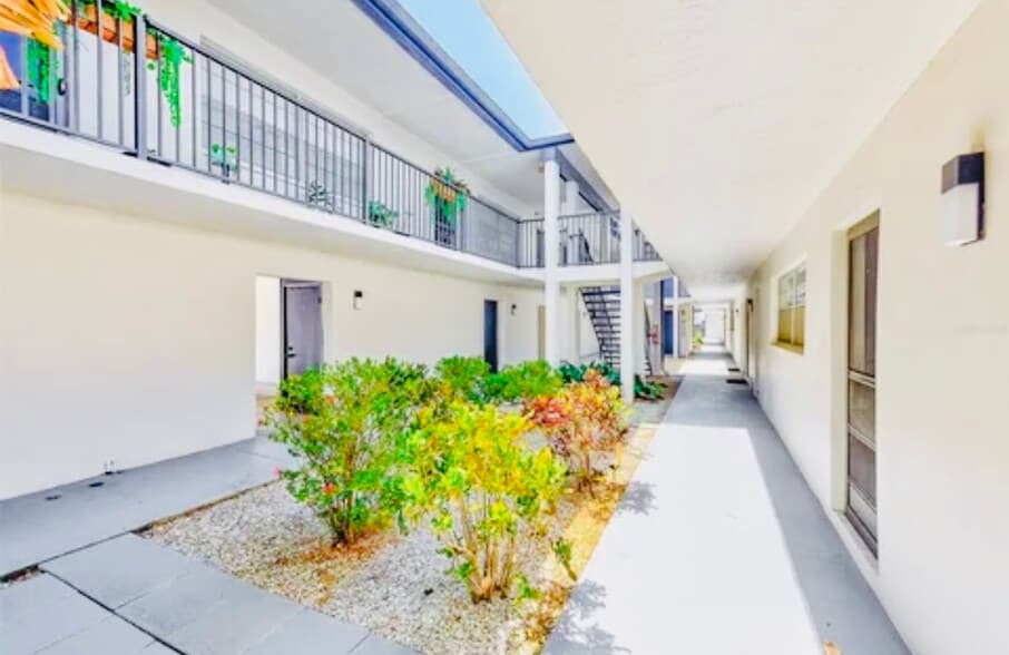 Covered Walkway to Front Door - 1127 King Arthur Ct