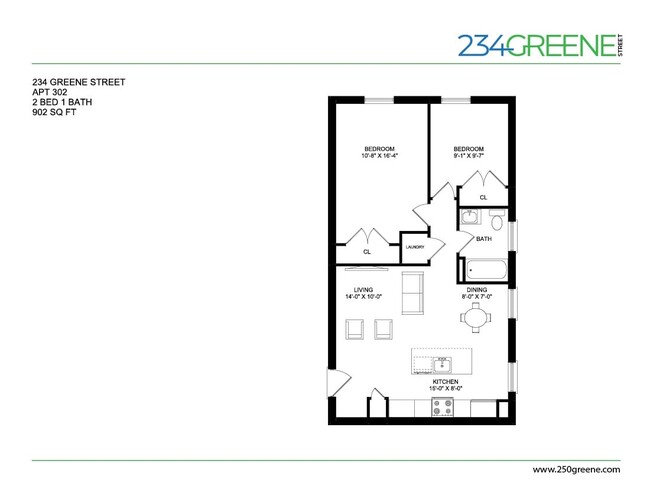 Floorplan - 250 Greene St