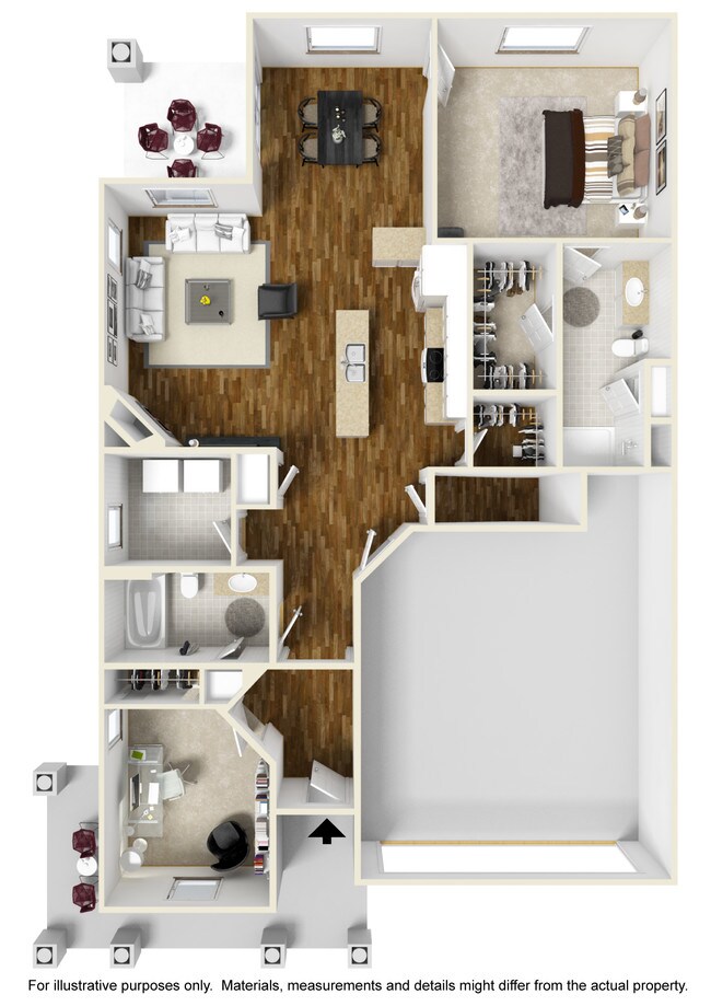 Townhome End 1328 sf - Creekstone
