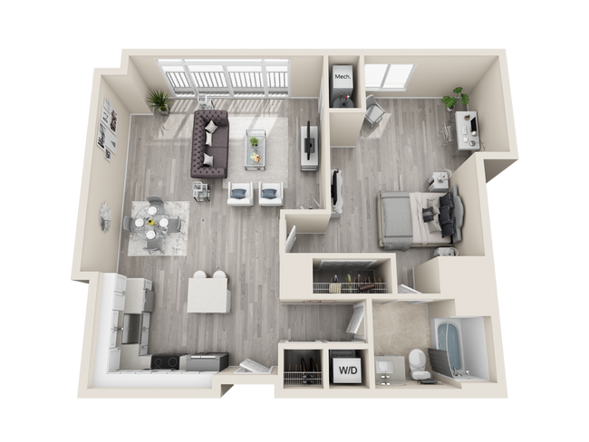 Floorplan - The Cosmopolitan Apartments