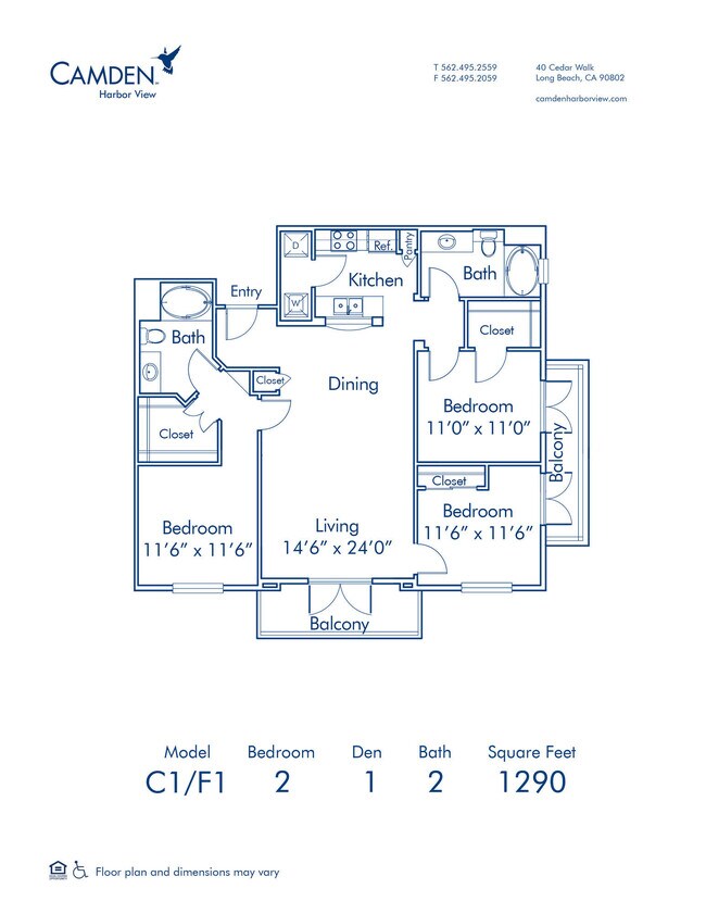 Floorplan - Camden Harbor View