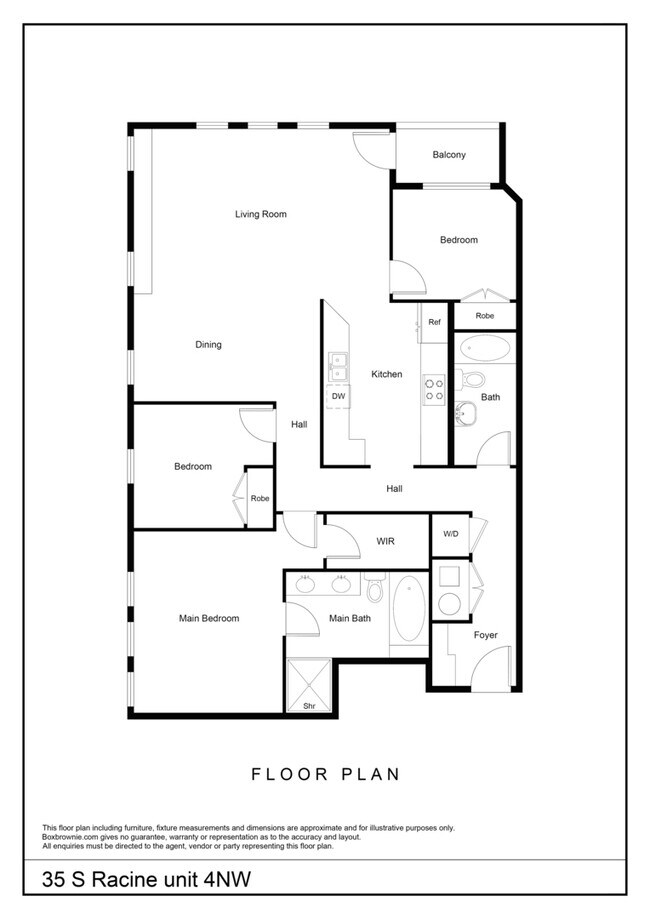 Floorplan - 35 S Racine Ave