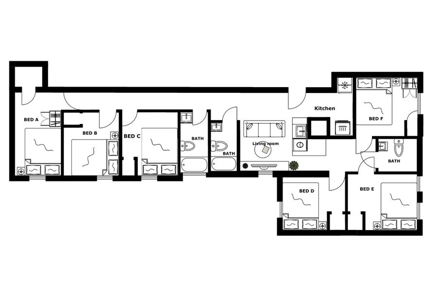 Building Photo - Private bedroom in 6 bed/3 bath Home