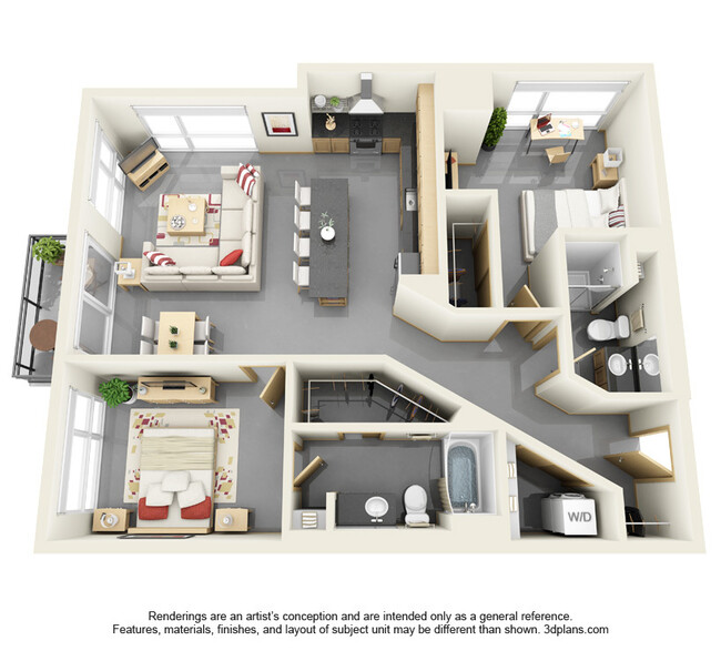 Floorplan - Solhavn Apartments