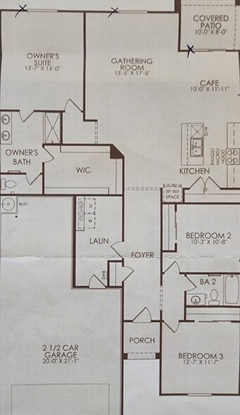 Floor/layout sketch - 24615 W Flores Dr