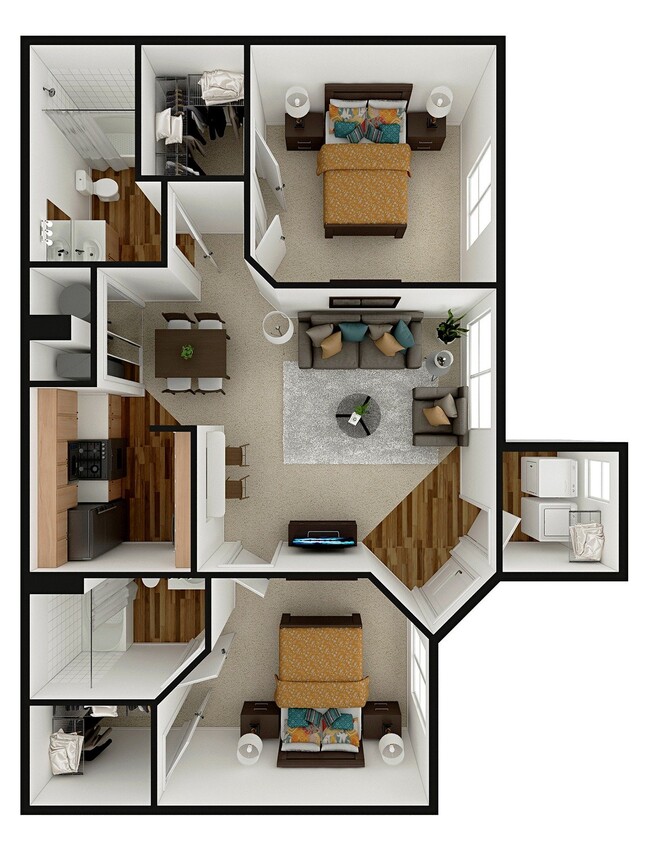 Floorplan - University Park Apartments