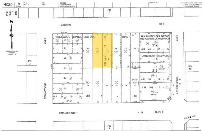Plat Map - The Montego Apartments