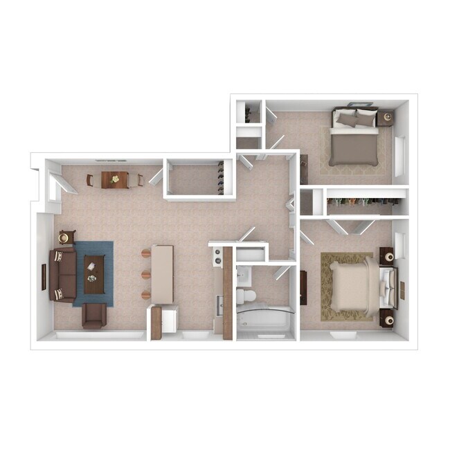 Floorplan - Carver Terrace Apartments