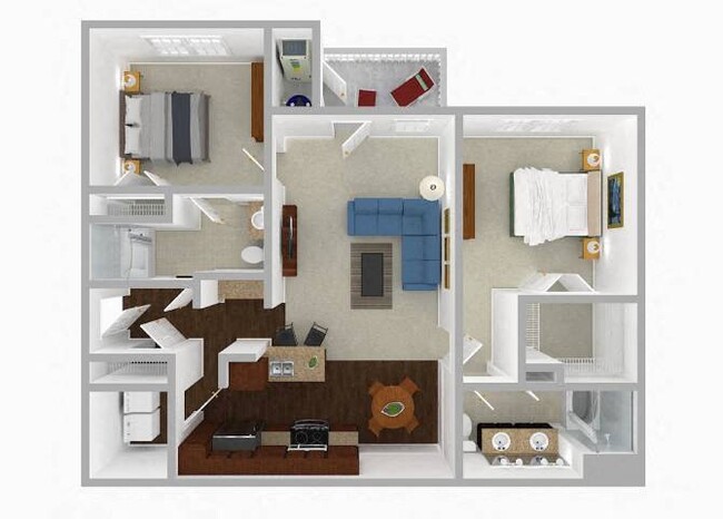 Floorplan - Luxe and Legends at Morganton Park Apartme...