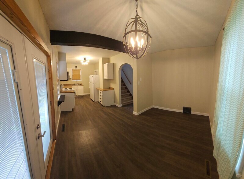 Kitchen and attached dining room. - 606 Tindolph Ave S