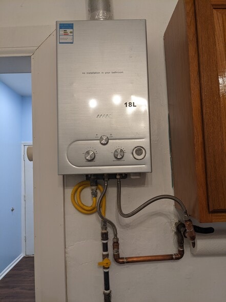 High-efficiency instant water heater - 2455 W Cortland St