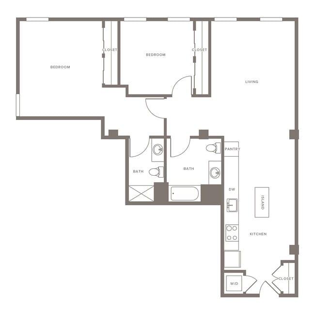 B10 - Two Bedroom - Modera Lofts