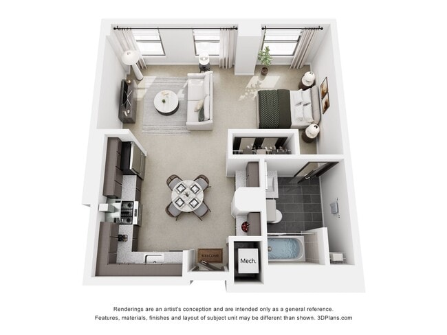 Floorplan - National City Tower Lofts