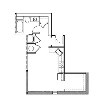 1BR/1BA - The Hancock Building