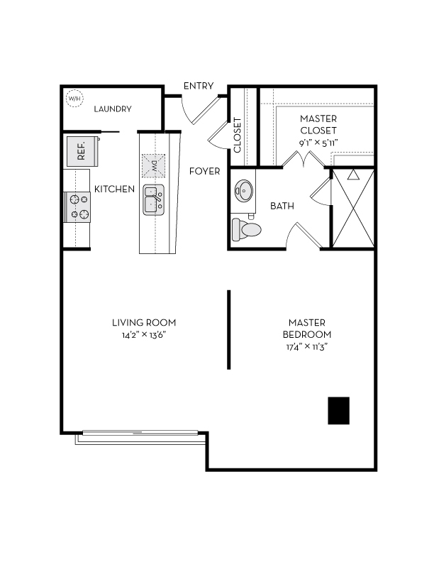 Floorplan - The Heights at Park Lane