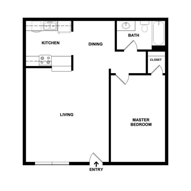 Floorplan - Mission Pointe Club Apartments