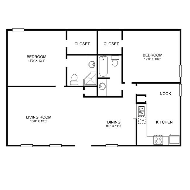 Oak Lodge - Northwood Apartments
