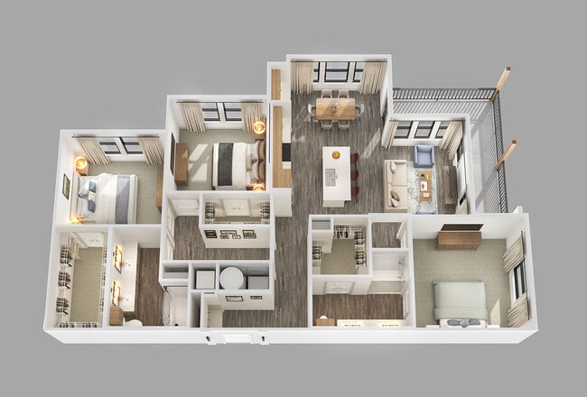 Floorplan - 717 Lehman