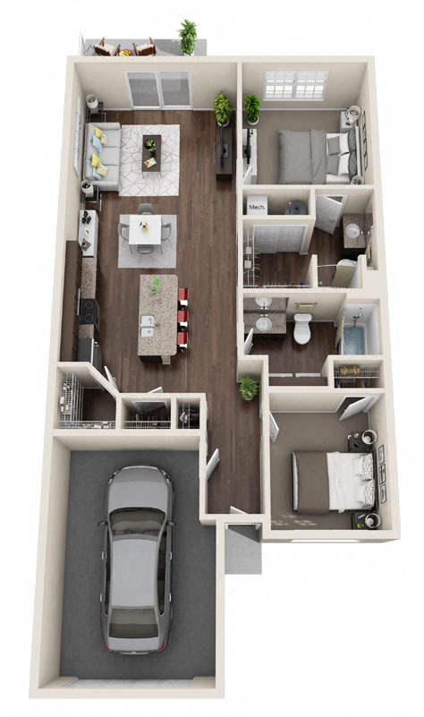 Floorplan - Redwood Simpsonville Georgia Road