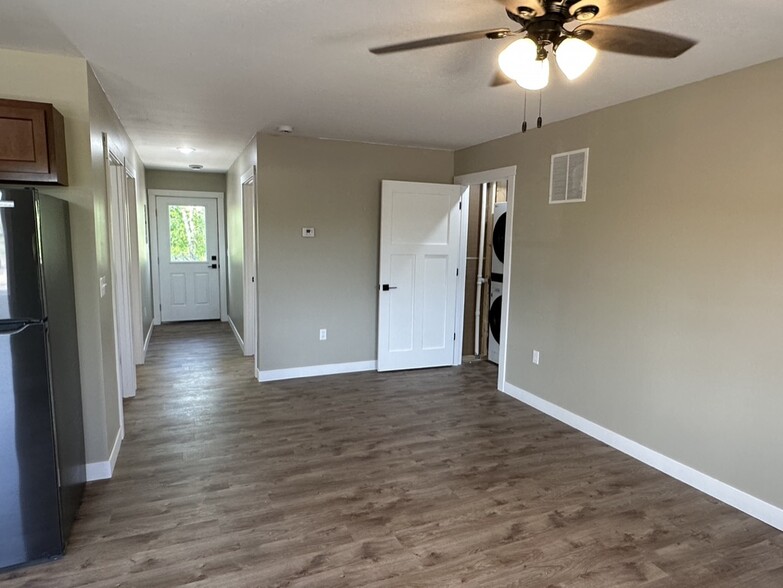 view from living room to back door - Island Glen Apartments