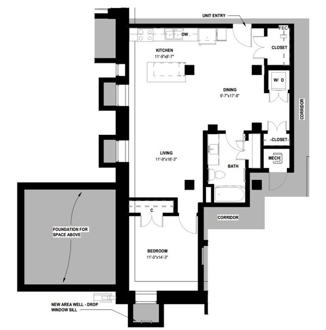 Floorplan - Upper Post Flats