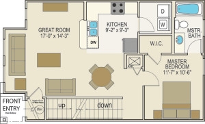 Floorplan - Liberty Trails Apartment Homes