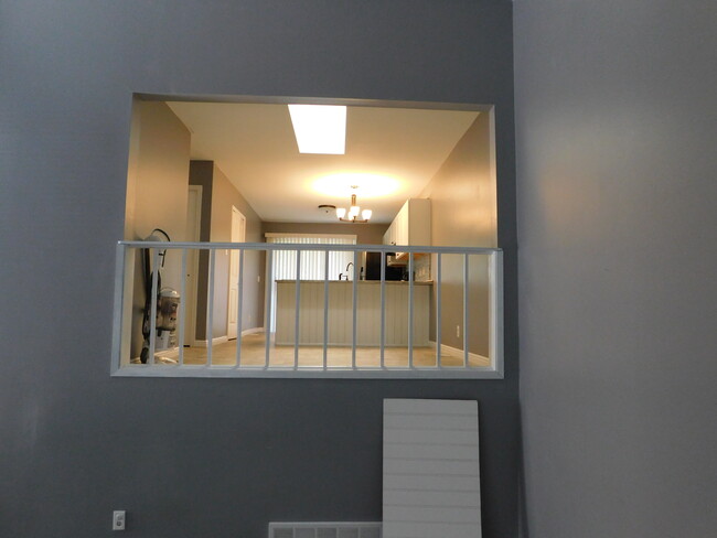 Kitchen view from living room - 1378 Merritt Cir