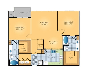 2BR/2BA - Madison Square at Dunwoody