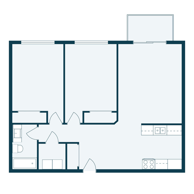 Floorplan - Parkside Apartments