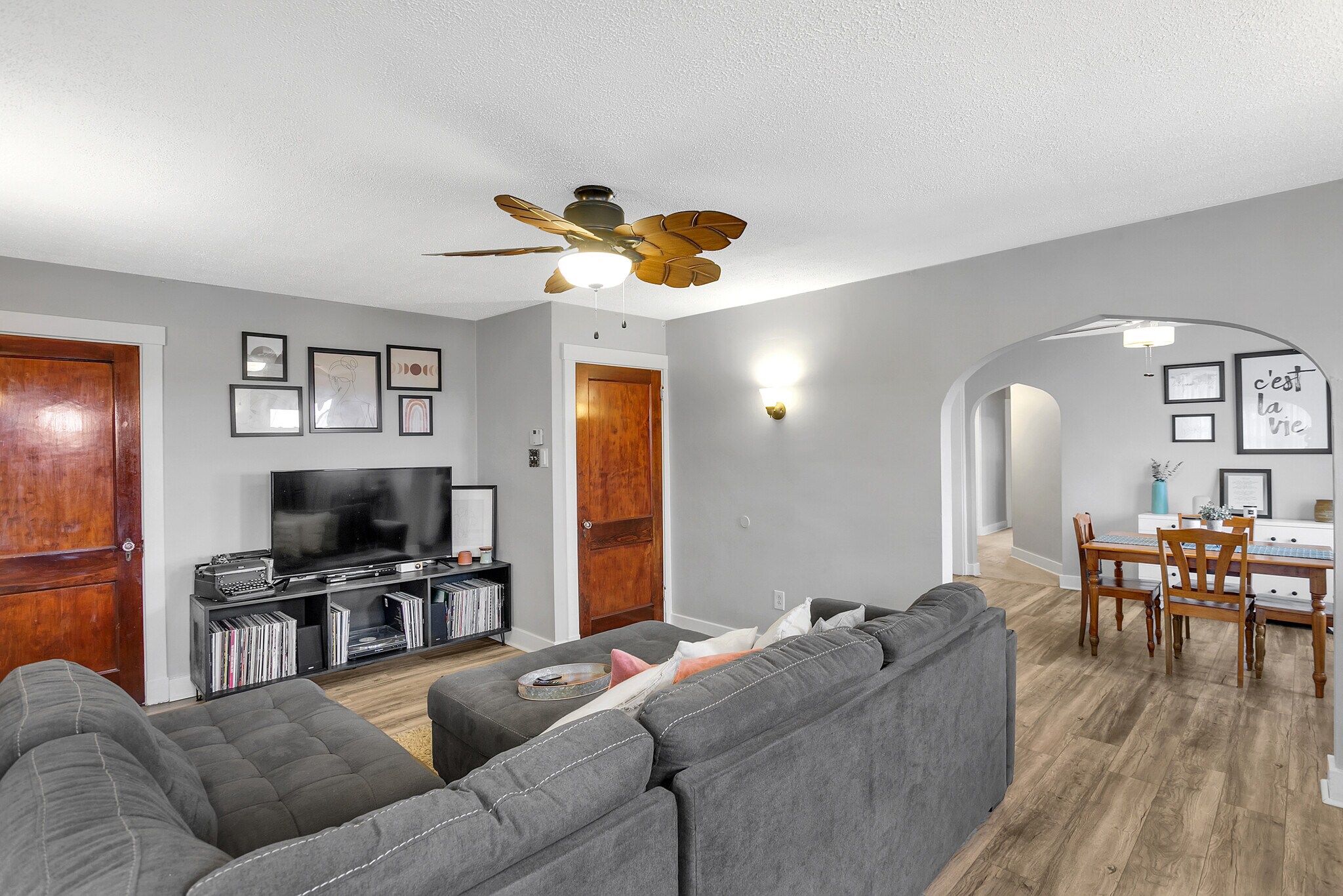 Classic architectural details add character and charm to this inviting space. - 203 Richbarn