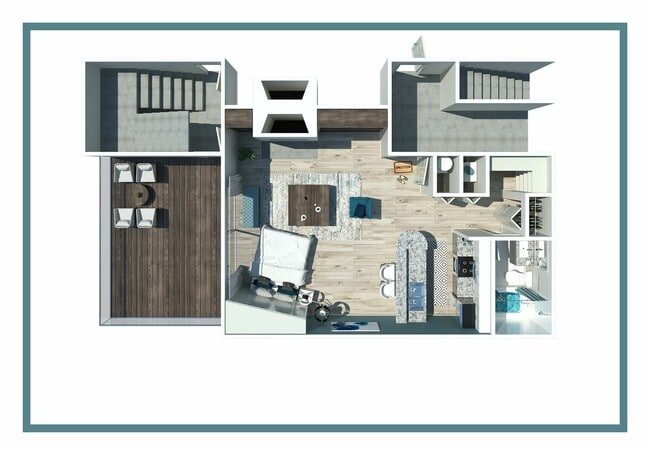 Studio Floorplan - Fitzroy Louisville
