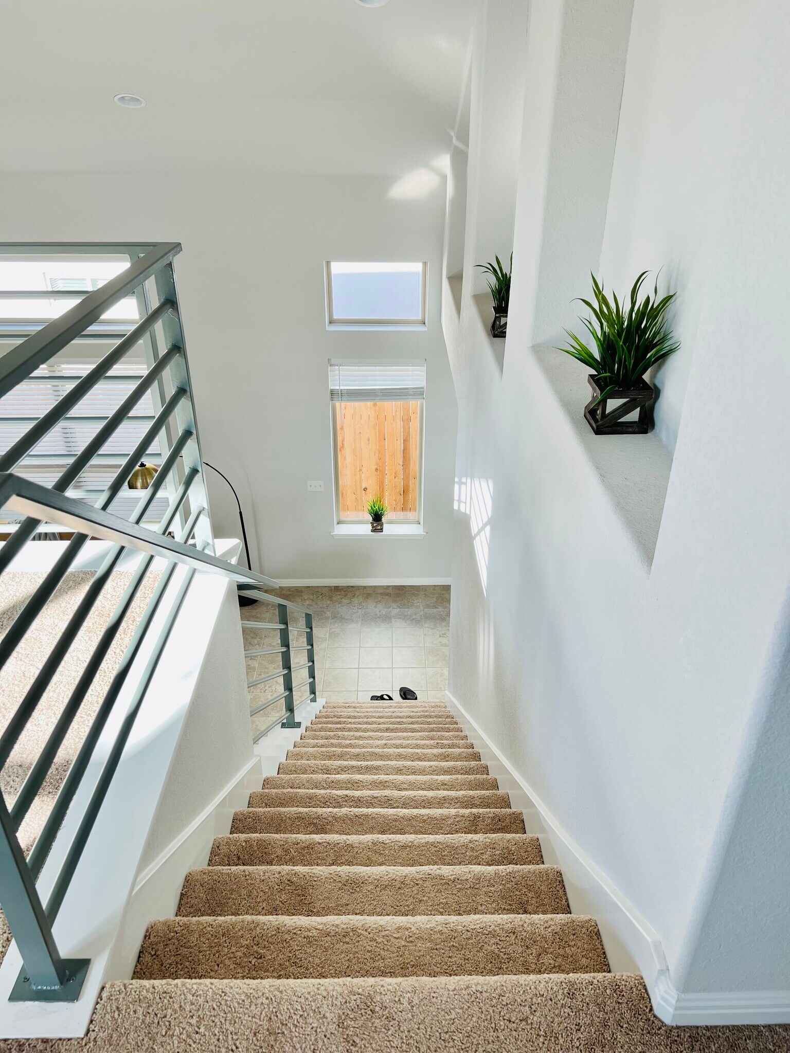 Staircase to the game room - 512 Turkey Creek Cv