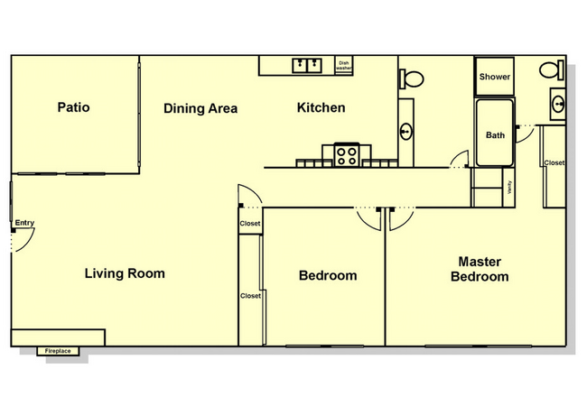 Arroyo Vista 2 bdr floorplan.jpg - Arroyo Vista Apartments