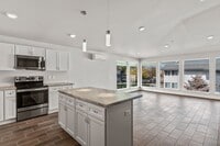 Renovated unit kitchen at Lakeside Apartments - Lakeside Apartments