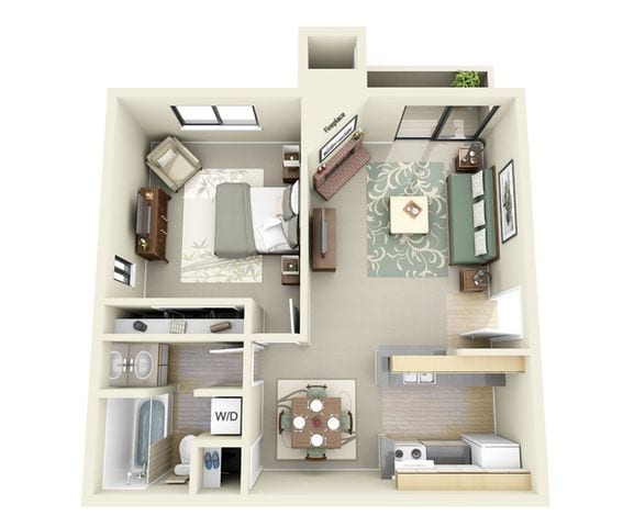 Floorplan - Woodcliffe Apartment Homes