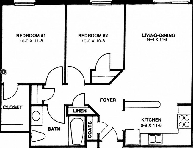 2BR/1BA - Windsor Spring Apartments