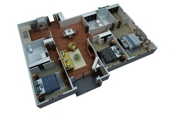 Floorplan - The Austin Apartment Homes