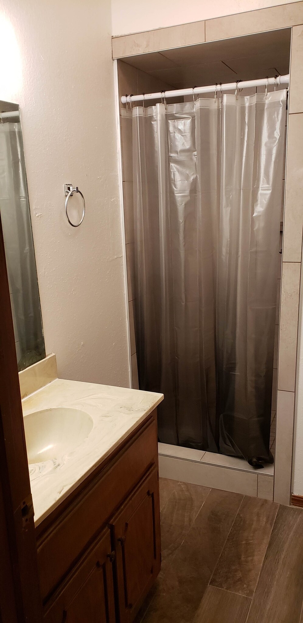 Master bathroom with shower. - 908 Acacia Cir