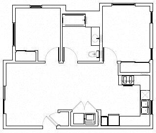 Floorplan - Caraway Apartments