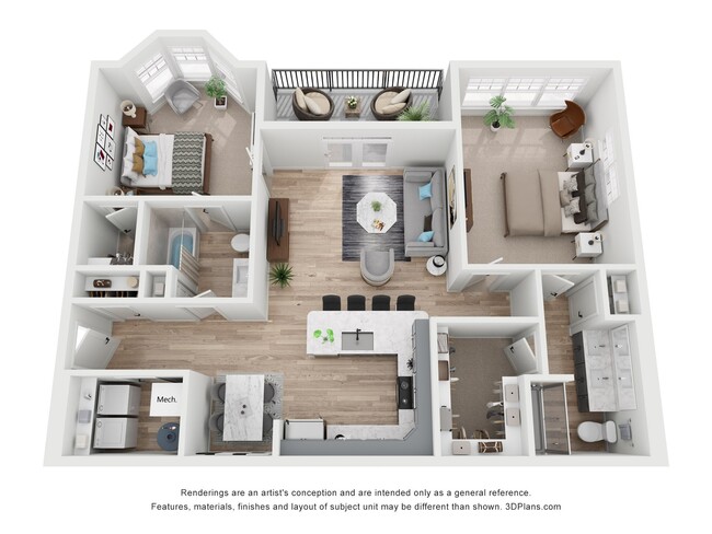 Floorplan - Mill23 at Coughlin Crossing