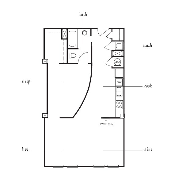 1BR/1BA - Bennie Dillon