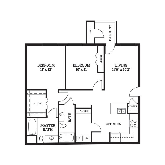 Floorplan - Parkside Apartments (TX)