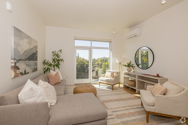 2BR, 2BA - 990SF - Living Room - The Richmond Residences
